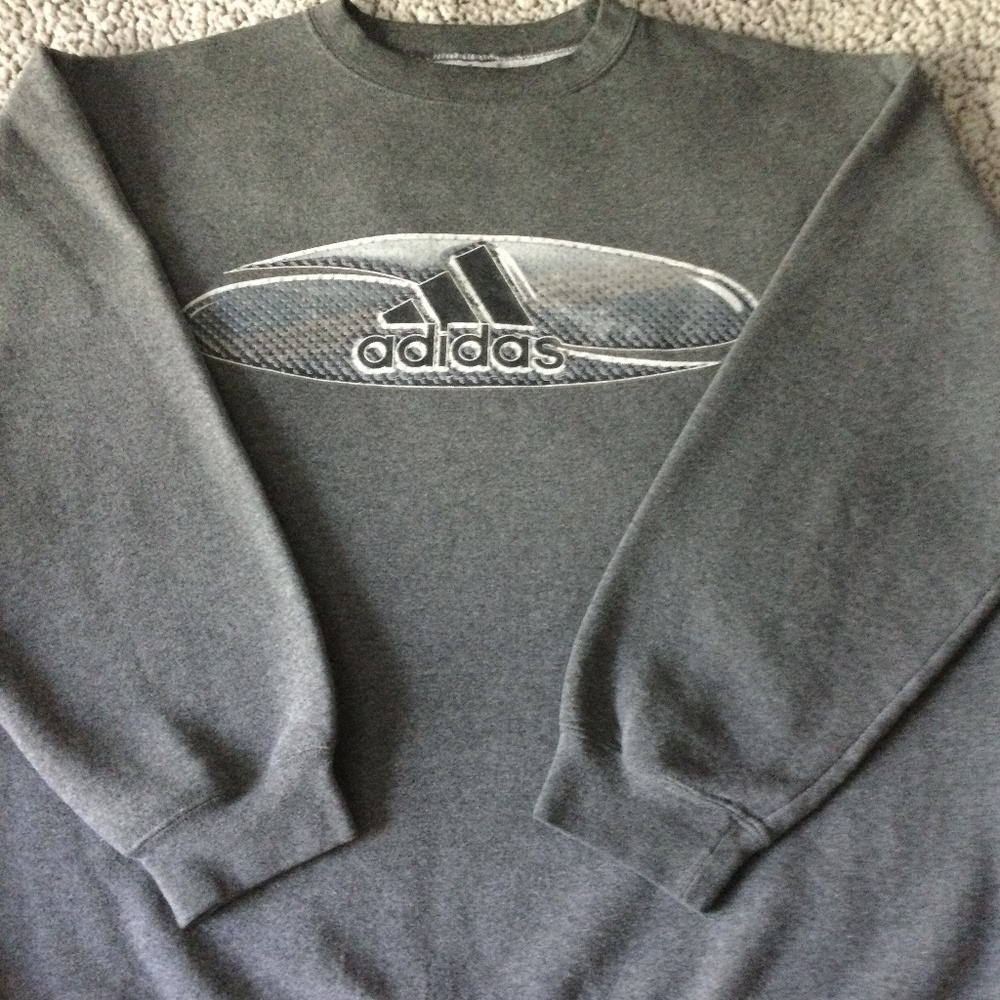 Adidas Crewneck Sweatshirt Size Large - Picture 3 of 8